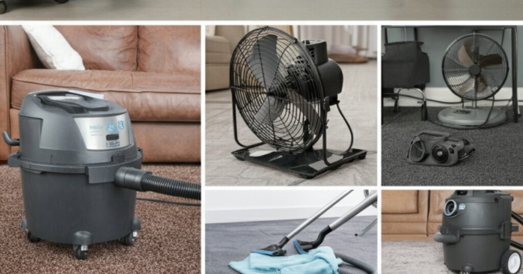 How to Dry Carpet After Cleaning (Step-by-Step)
