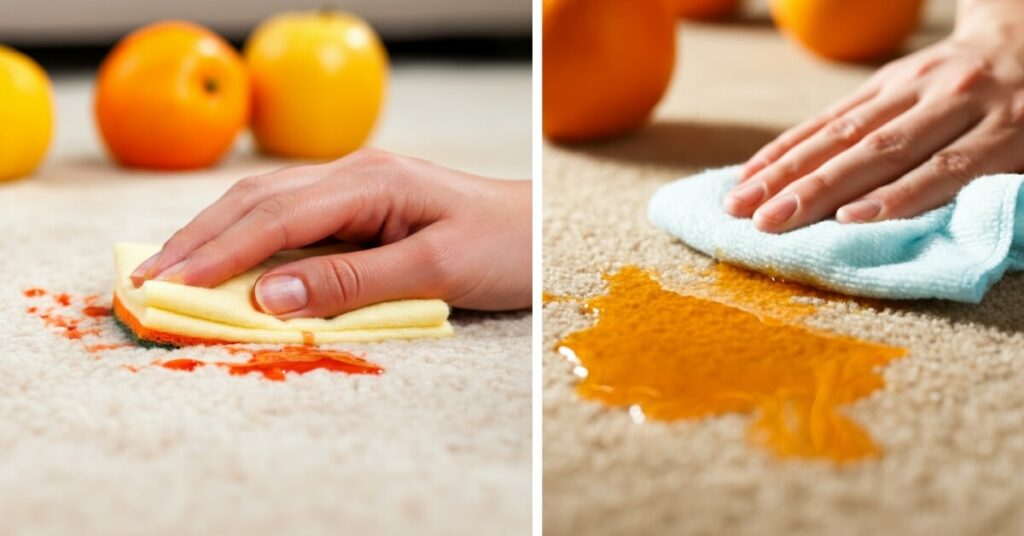 How to Get Fruit Juice Stains Out of Carpet