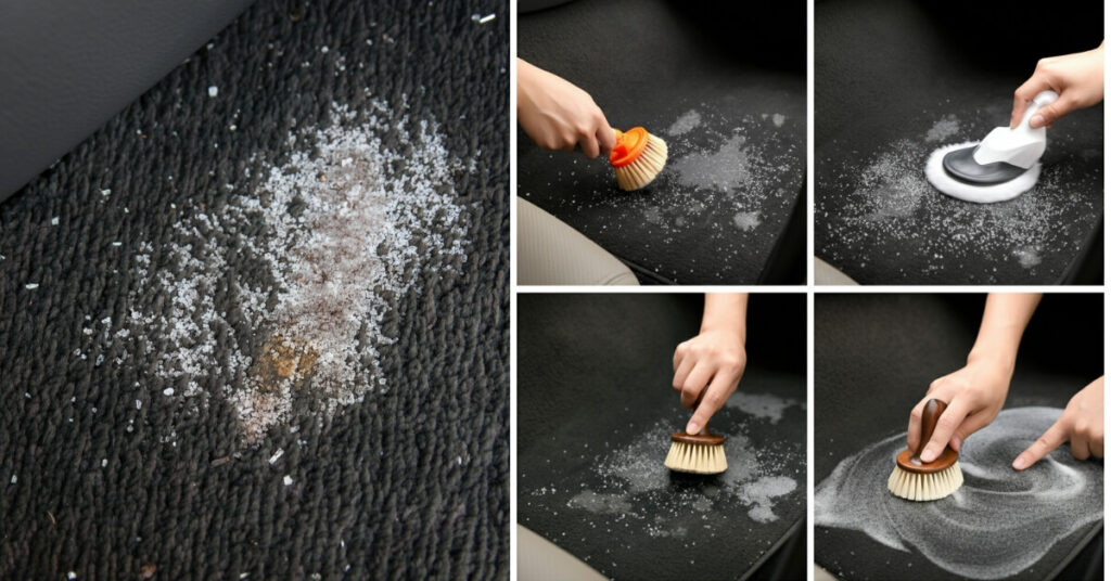 How Do I Remove Salt Stains from Car Carpet