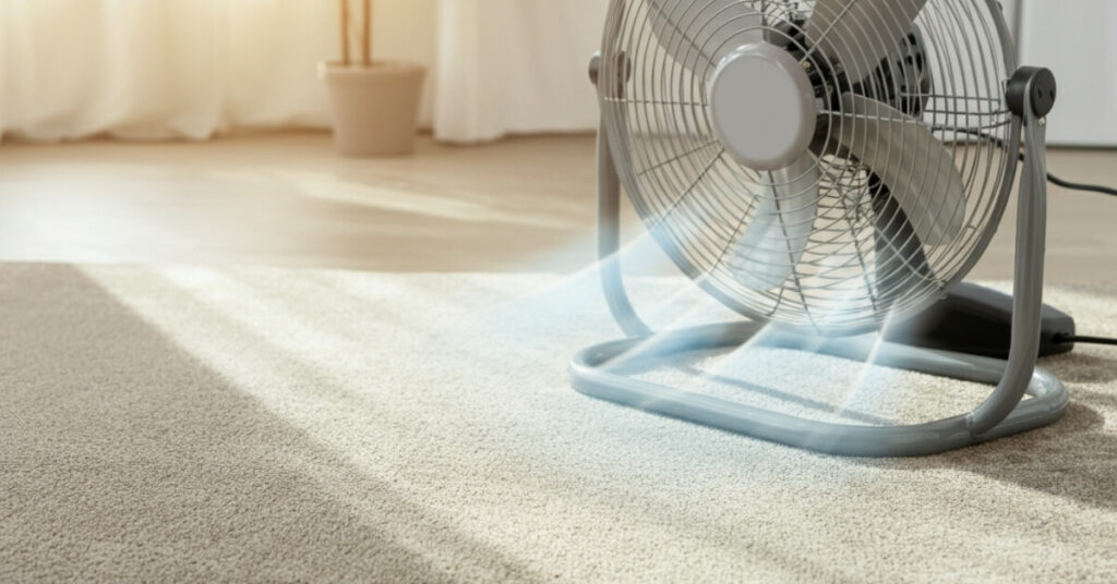 Typical Carpet Drying Times by Cleaning Method