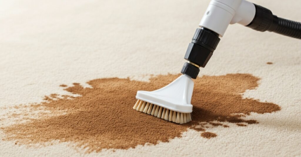 What Causes Brown Stains to Appear After Carpet Cleaning?