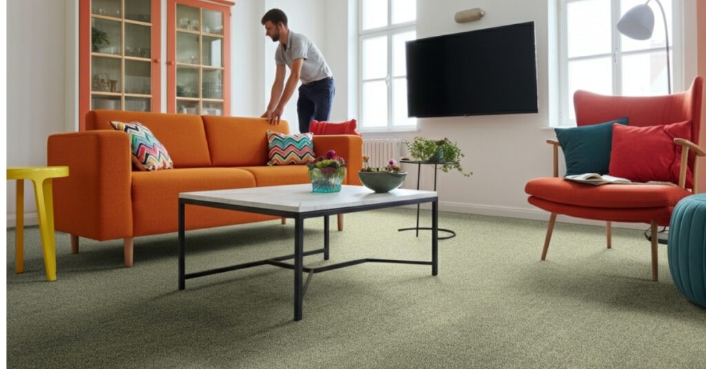 How long after carpet cleaning can you put furniture back