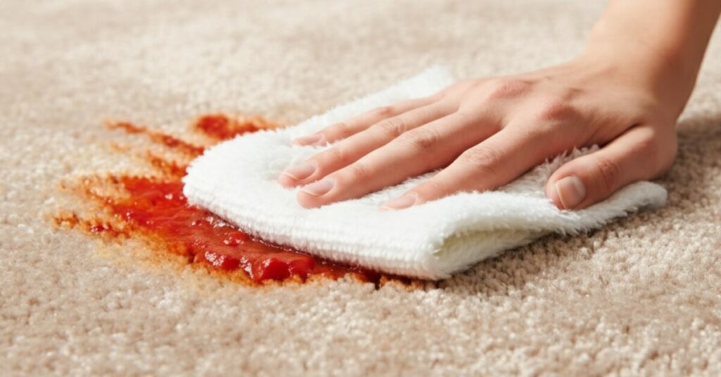 How to Get Hot Sauce Stains Out of Carpet  