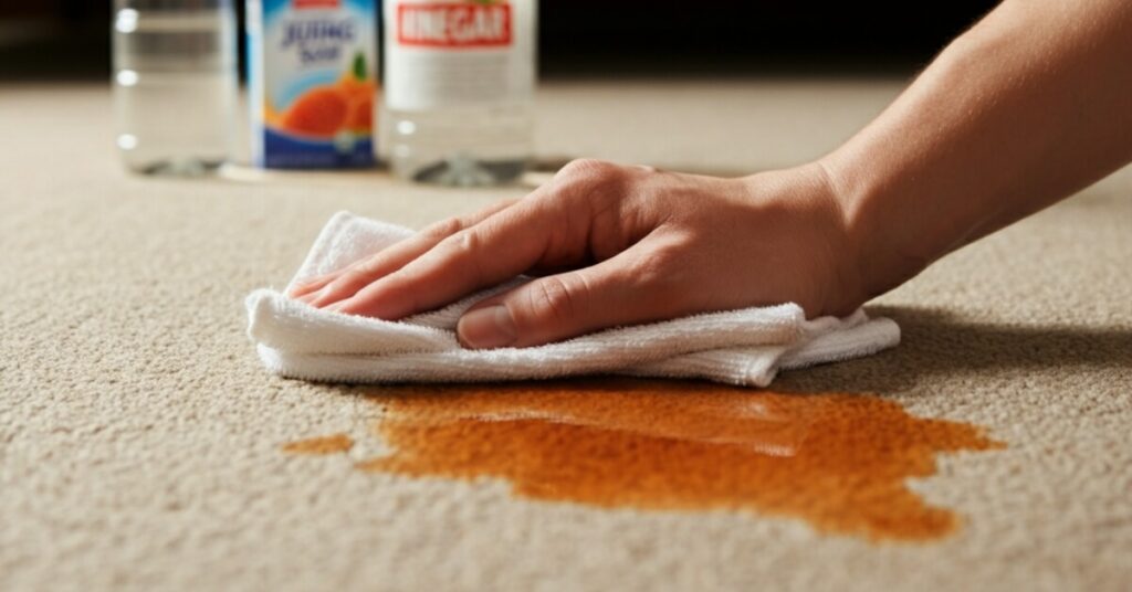 How to Get Juice Stains Out of Carpet (Step-by-Step Guide)
