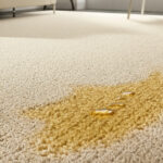 how to keep stains from coming back on carpet