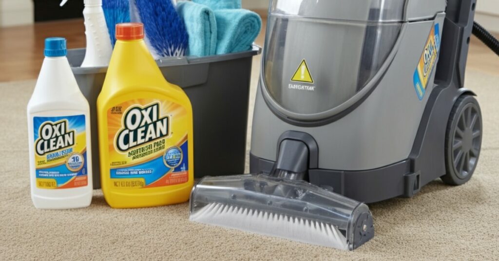 How to Use OxiClean Powder in a Carpet Cleaning Machine