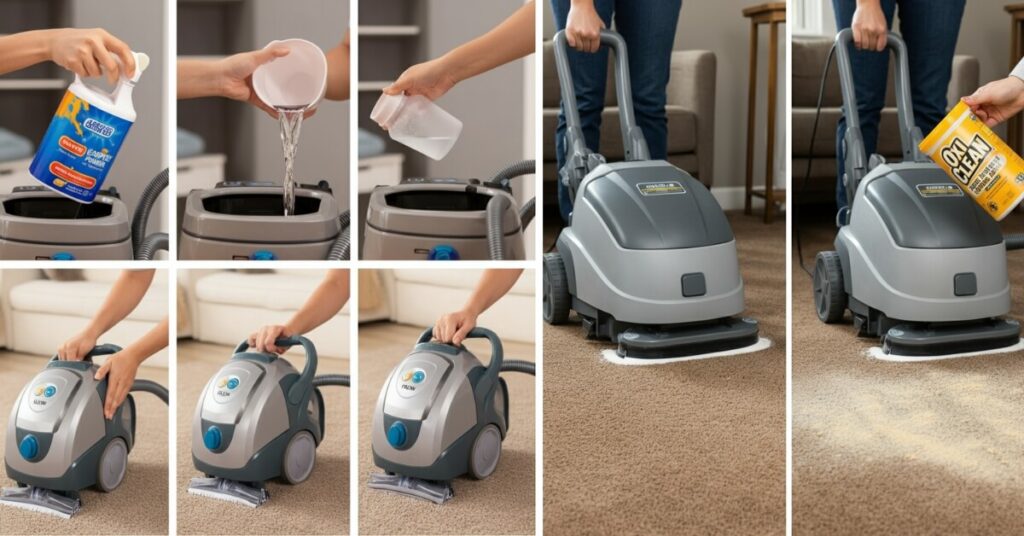 How to Use OxiClean Powder in a Carpet Cleaning Machine: Step-by-Step