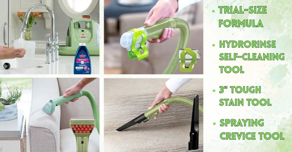 Setup and Ease of Use of Bissell Little Green Carpet Cleaner