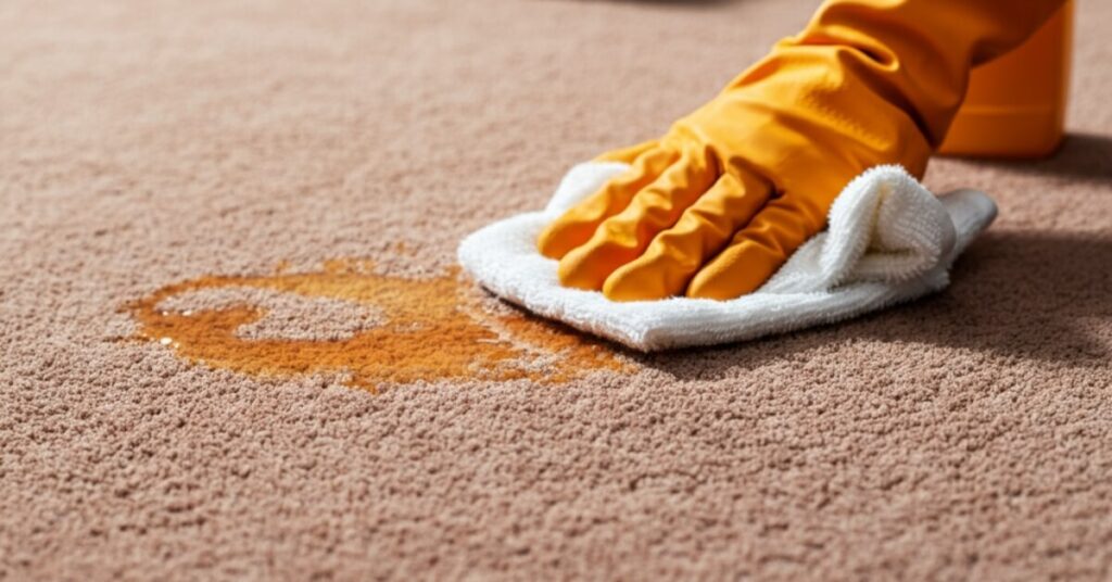 What To Avoid When Cleaning Juice Stains Out of Carpet Stripes